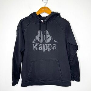 Kappa Black Hoodie Unisex Large